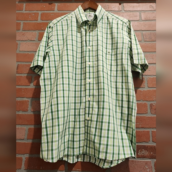 Lacoste lot of 2 shirts size 44.             Bin 38 - Picture 1 of 14